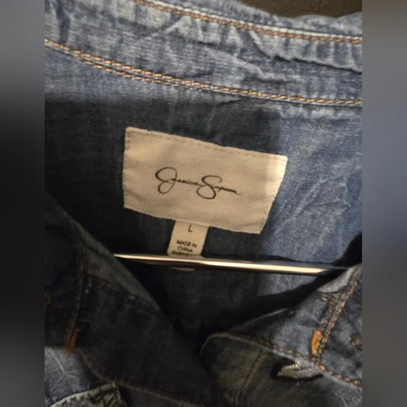 Embroidered Denim Shirt - Picture 4 of 4